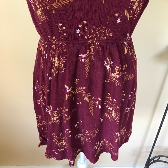 Forever 21 - Red Floral Halter Dress - Picture 4 of 7